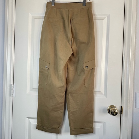 2MOOD Cargo Women’s Pants Stylish Tan Women's Trousers - Picture 4 of 11